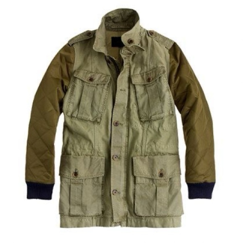 J. Crew Quilted Boyfriend Utility Jacket